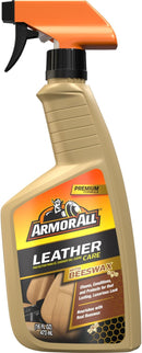 Armor All Car Leather Cleaner Spray with Beeswax, 16 Fl Oz