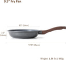 SENSARTE Nonstick Frying Pan Skillet, Swiss Granite Coating Omelette Pan,…