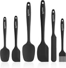 NileHome Silicone Spatula Set, 6 Pieces Food Grade Kitchen Utensils with…