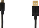 Amazon Basics USB-A to Micro USB Charging Cable, 480Mbps Data Transfer, Gold-Plated Plugs, Compatible with Android Phones and Tablets, 10 Foot, Black 3