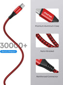 USB to USB C Cable 3ft 4Pack,3A USB A to USB Type C Cord Fast Charging 4