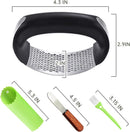Garlic Press Rocker, Stainless Steel Garlic Mincer Crusher Professional Kitchen Gadgets Garlic Chopper with… — 2