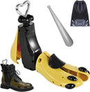 eachway Shoe Stretcher Women Men Professional Boot Stretcher Adjustable Width Length for Wide Feet (L (Men's 10-14) Yellow 1pcs, Not a Pair) — 1