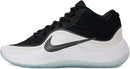 Nike Unisex Adult Precision 8 Mid Basketball Shoes - Black/Black/White/Ice Blue — 1