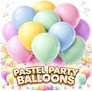 Pastel Balloons 100 Pack, Latex Rainbow Balloon, 12 Inch Round Helium Multicolor Macaron Balloons for Easter Birthday Wedding Baby Shower Bridal Wedding Party Decorations — 1