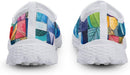 Daily Low Top Slip On Floral Print Sneaker Breath Mesh Insole Shock Absorb Thick Outsole Relax Leisure Shoe - Mosaic — 3