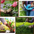 WZQH Leather Work Gloves for Men or Women.Gardening,Welding,Coffee-grey XL