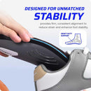 VALSOLE 250+lbs Winter Thermal Wool Insoles for Men Women,Plantar Fasciitis Orthotics Insert,for Flat Feet,High Arch,Foot Pain,Standing All Day Boot Work Shoe Warm Insoles(318mm) - Brown&black — 4