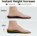 Height Increase Insoles for Men Women, Magnetic Massage Elevator Insoles, Breathable Shock Absorbing Hidden Height Boosting Inserts for Sneakers Boots Shoes 4cm Height Boost — 4