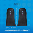Air up Height Increase Shoe Heel Lift Inserts for Men and Women (3 Layers, 2.5" UP) — 7