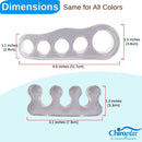 Chiroplax Gel Toe Separators Stretchers Spacers Bunion Tailor's Relief 4