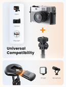ANXRE 71" Phone Tripod with 1/4" Camera Mount, NT79 Extendable Selfie Stick photo 4