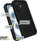 OtterBox iPhone 16 Pro Max FRĒ Series Waterproof iPhone Case - Black — 6
