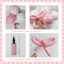 Pink Balloon Arch Kit, 145Pcs Baby Shower Birthday Decor | Pink White — 7