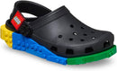 Crocs Unisex-Adult Classic LEGO System Clogs, LEGO Shoes for Women and Men | 8 Women/6 Men | Black — 5