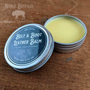 Leather Conditioner Balm – Handmade in USA – Beeswax Leather Conditioner for Boots, Belts, Wallets, Furniture & Shoes – All-Natural Leather Balm, 2 oz Tin — 2