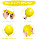 134pcs Yellow Balloons Different Sizes 5 10 12 18 Inch Balloon Garland Kit — 3
