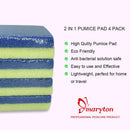 Maryton Foot Pumice Stone for Feet Hard Skin Callus Remover and Scrubber (Pack of 4) (Yellow) — 2