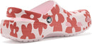 Crocs Unisex Adult Classic Clog - Seasonal Graphic – Bubble Ice/Multi Petals — 3