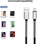 Cabepow 15 FT Extra Long iPhone Charger Cord,[Apple MFi Certified] Long Apple Lightning Cable 5M,2.4A Nylon Braided iPhone Fast Charging Cord for iPhone 14/14pro/13/12/11/11Pro/X/XS/XR/XS Max/8/7 7