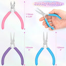 Pliers for Jewelry Making, Shynek Jewelry Pliers Set Includes Needle Nose Pliers, Round Nose Plier and Wire Cutters,… — 6