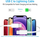 iPhone Charger 3Pack 6FT USB C to Lightning Cable [Apple MFi Certified] photo 2
