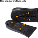 Height Increase Insoles 4 Layers, 1.2 to 3 Inches, Universal Non-Slip Air Up Shoe Lifts Half Shoe Inserts, Variable Height Increasing Taller Shoes with Air Cushion for Women and Men, 1 Pair — 3