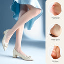 Heel Pads Cushions Inserts for Loose Shoes Heel Grips (Beige+Black,18Pcs) - Black and Beige | 9-pairs — 5
