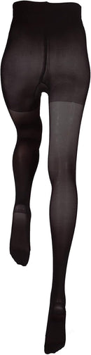 Truform Sheer Compression Pantyhose, 20-30 mmHg, Women's Shaping Tights, 20 Denier, Black, Small | Small (1 Pair) — 2