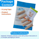 Chiroplax Toe Cap Sleeve Cushion Bunion Protector Separator, 5 Pack M 6