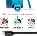 CLEEFUN Long USB C Cable 20ft, USB to USB-C Charging Cable Type C Charger 6