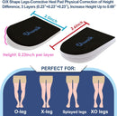 3 Layers Adjustable Supination & Over-Pronation Corrective Shoe Inserts, Medial & Lateral Heel Wedge Insoles for Foot Alignment, Knee Pain, Bow Legs, Osteoarthritis (Black - Large) — 4