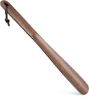 Walnut Wood Long Handle Shoe Horn Set | 15 Inch + 29.53 Inch — 1
