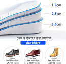 Height Increase Insole Arch Support Breathable Shoe Insoles Heel Lift Inserts Elevator Insoles for Men Women - Men Us8-11 — 4
