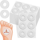 84 Pcs Callus Cushions for Bottom of Feet Self Adhesive Donut Corn Remover Pads Corn Patches for Foot Toes Blister Bunion Wart Pain Relief, White — 1