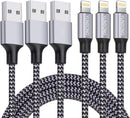 Apple MFi Certified iPhone Charger Cord 3ft Lightning Cable Fast Charging High Speed Data Sync USB Cable Compatible with iPhone 13/12/11 Pro Max/XS MAX/XR/XS/X/8/7/Plus/6S iPad AirPods 6