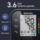 Sinocare Blood Pressure Monitor, Upper Arm Blood Pressure Monitors for Home Use, Adjustable Arm Cuff 8.6"-16.5", One-Button Operation, Dual User, Accurate & Practical (Black) — 2