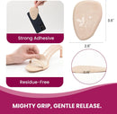 3-Pair Ball-of-Foot Cushions for High Heels Sandals Women - Bukihome Soft Gel Metatarsal Pads for Forefoot Pain Relief, Invisible Shoe Inserts Non-Slip Prevent Foot Sliding Forward (Beige) 5