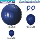 Navy Blue Balloon Arch Kit 111Pcs 18 12 5 Inch Latex Party Balloons Garland for Birthday Baby Shower Wedding Engagement Anniversary Christmas Party Decorations — 3
