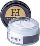 FootFitter Premium Shoe Cream Polish with Carnauba Wax (Made in USA) 1.5 oz | White — 1