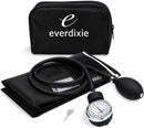 Dixie EMS Deluxe Aneroid Sphygmomanometer Blood Pressure Set W/Adult Cuff, Carrying Case and Calibration Tool - Black — 1