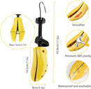 1 Pair Men Women Shoe Stretcher, Two-Way Adjustable Shoe Widener Expander to Stretch,Expands Length & Width of shoe | yellow — 4