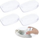 Yuanchu 2 Pairs 0.4 Inch Silicone Heel Lifts for Women Shock Absorption — 1