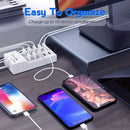USB Charging Stations 50w10A 10 Ports Multiple Charging Block/Power USB Strip for iPhone Android Smartphone Tablet Smart Watch AirPods Samsung and Multiple Charger Plug… photo 4