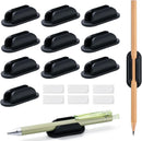 10 Pack Adhesive Pencil Holders for Desk,Silicone Flexible Pen Holder for Wall, Office, School,Home,Classroom Must Haves,Teacher Supplies Accessories,Desk Organizer,Small Gift Back to school — 1