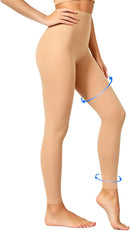 Medical Grade Compression Leggings Women, 15-20 Mmhg Compression Stockings | Medium | Beige — 1