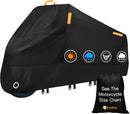 EcoZoro 300D Heavy Duty Motorcycle Cover Waterproof Outdoor Storage