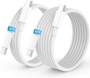 LDHTY USB C to USB C Cable, 60W [3FT+6FT] USBC Fast Charging Cord, 2-Pack 1