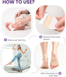 Moleskin Foot Protection Pads - 16 Pcs Self-Adhesive Ball of Foot Pad,Beige 6