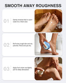 BEZOX Glass Foot File Callus Remover – Professional Foot Scrubber for Dead Skin & Cracked Heels – Premium Pedicure Tools for Feet with Anti-Slip Handle and Protective Cover - Blue — 4